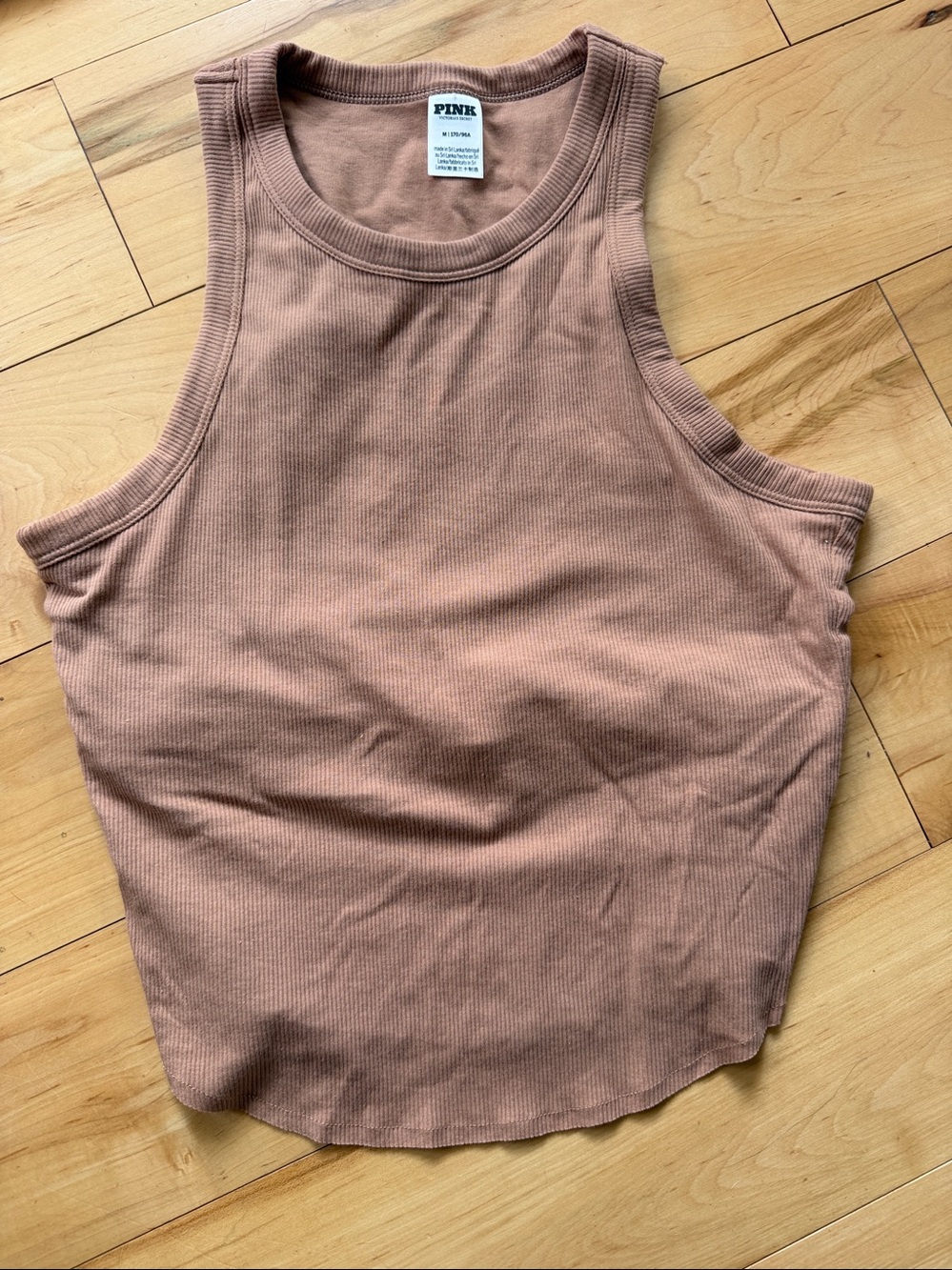 High Neck Ribbed Tank - Picture 2 of 7